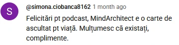 Captură a unui comentariu de Simona Ciobanca